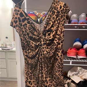 XL animal print dress.